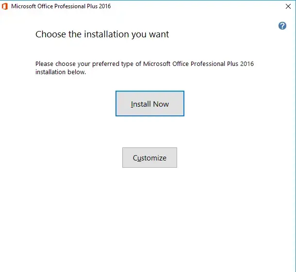 Installing Microsoft Office 2016 - ReloaderDownload