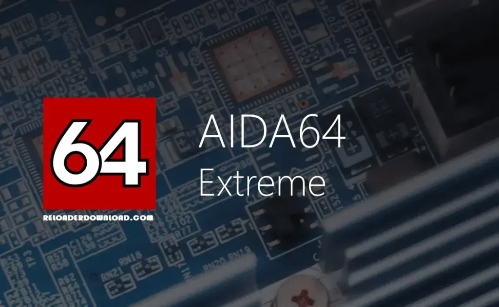 AIDA64 Crackeado - software cover image - Reloaderdownload.com
