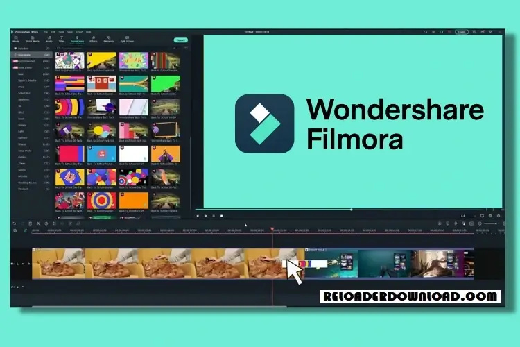 Wondershare Filmora Crackeado features image - Reloaderdownload.com