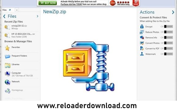WinZip Download para PC Grátis Em Português Completo 2026