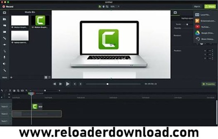Baixar Camtasia Studio 26.2.1.19299 para Windows 2026